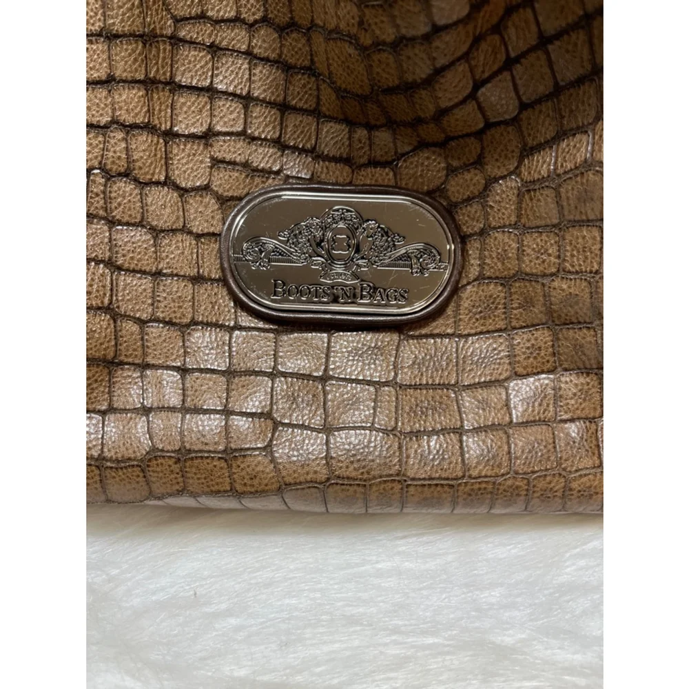 Boots N’ Bags Brown Leather Large Shoulder Handbag
PreOwned. Con - Picture 3 of 10